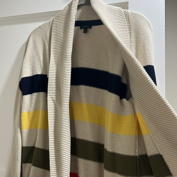 Talbots open front boyfriend fit cardigan - Picture 8 of 15